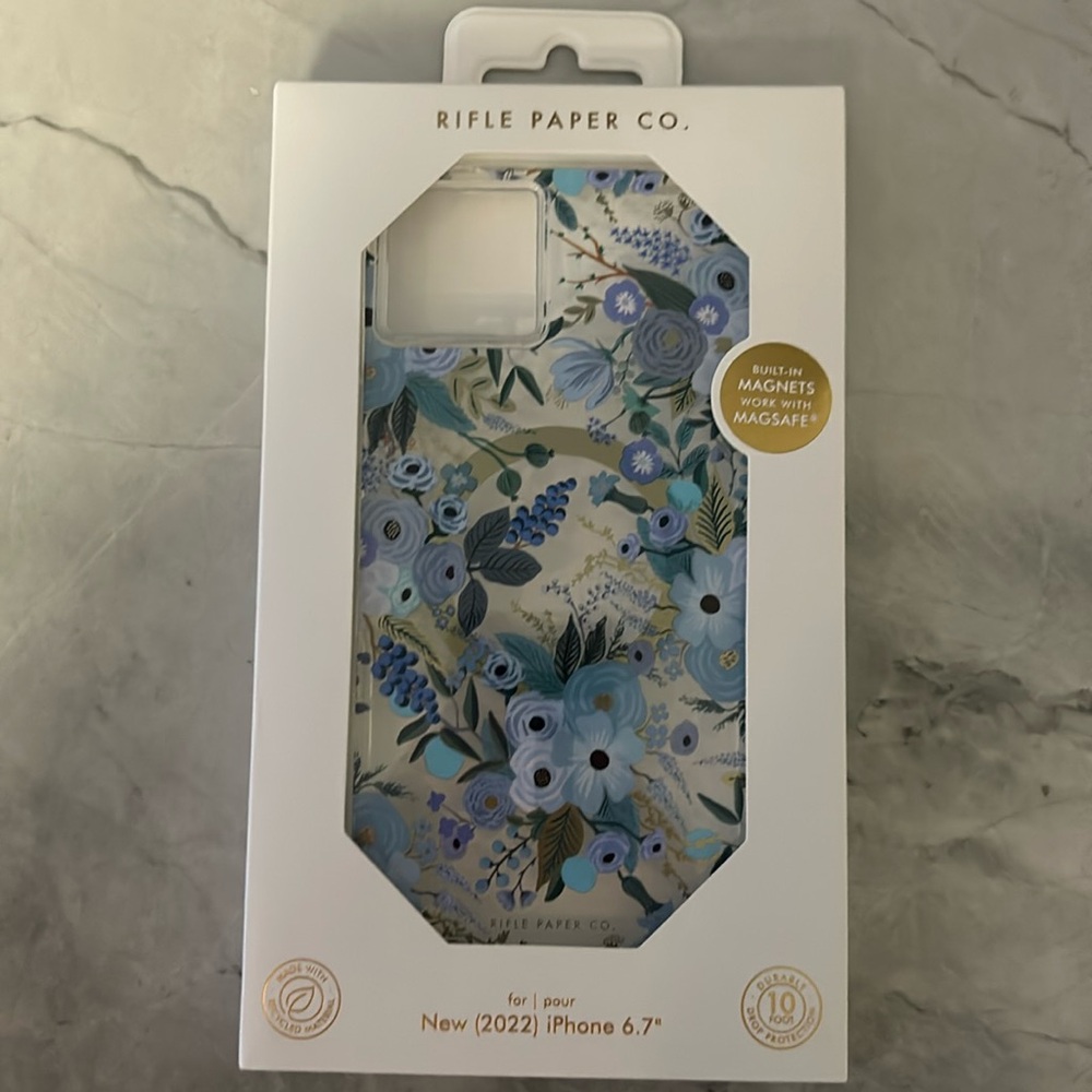 Rifle Paper Co. iPhone 14 plus MagSafe phone case
